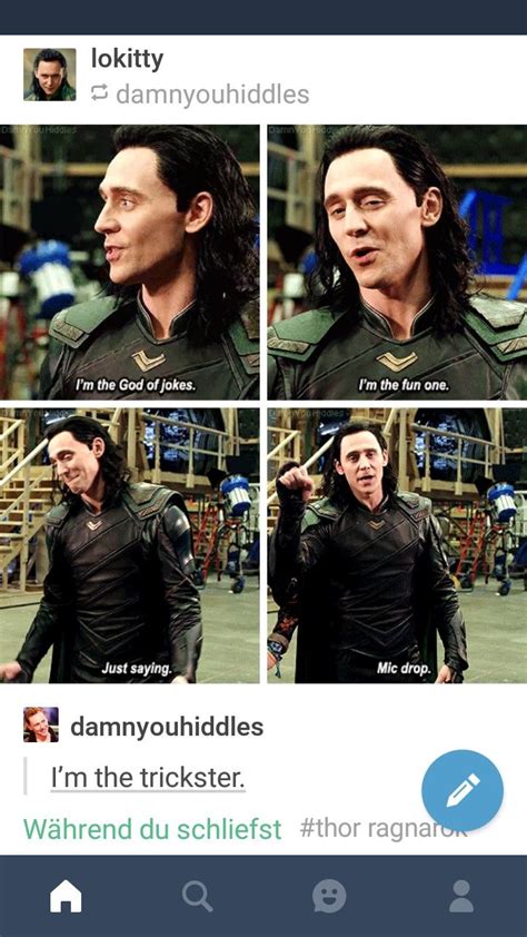 Loki Is The Fun One With Images Loki Marvel Marvel Jokes Marvel Funny