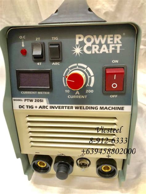 Powercraft By Dc Tig Arc Inverter Ptw I Welding Machine Lazada Ph
