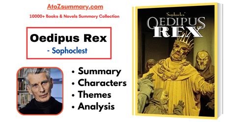 oedipus rex by sophocles summary analysis characters and themes