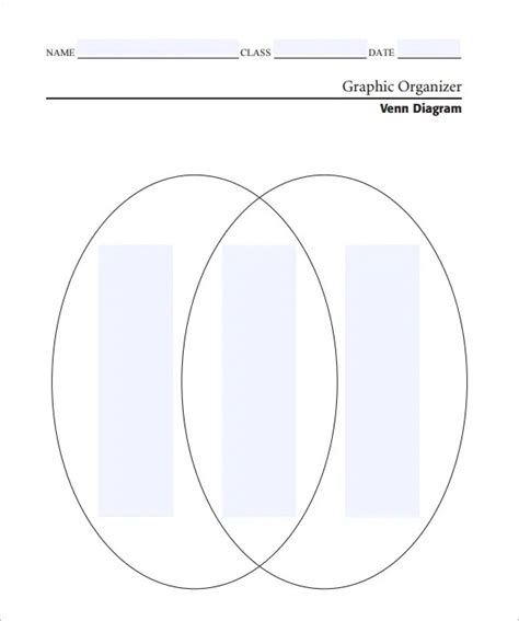 Venn Diagram Template Venn Diagram Printable Blank Venn 2 Circle Venn