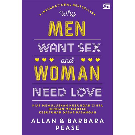 Why Men Want Sex And Women Need Love Cl40 618221029 Shopee Indonesia