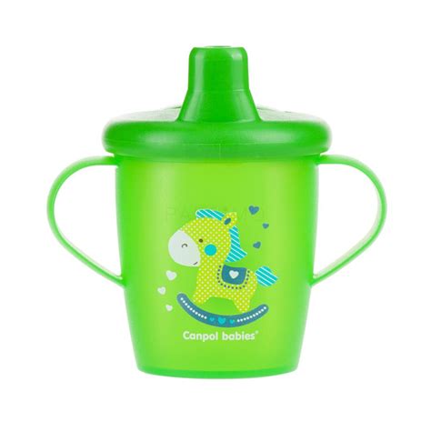 Canpol Babies Toys Non Spill Cup Green 9m Trinkbecher Für Kinder 250