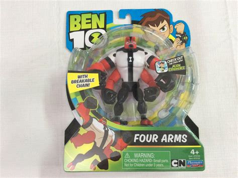 Playmates Cartoon Network Ben 10 Four Arms Action Figure W Breakable