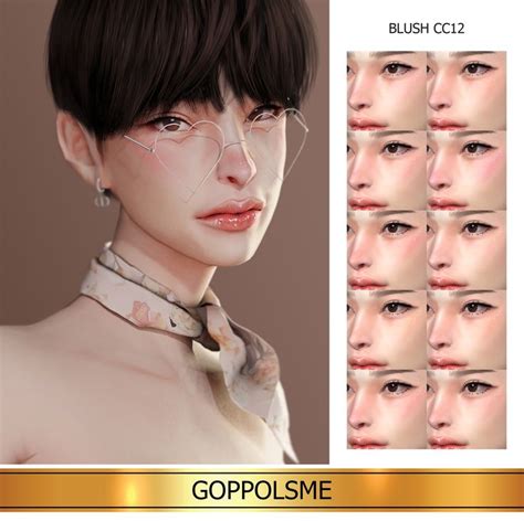 Gpme Gold Blush Cc12 Goppolsme On Patreon In 2022 Sims 4 Mods The