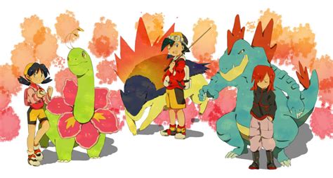 As with most rivals, it will be the pokémon whose type weakens that of the player's starter. Gold, Silver, And Crystal - Pokémon Fan Art (25598544) - Fanpop