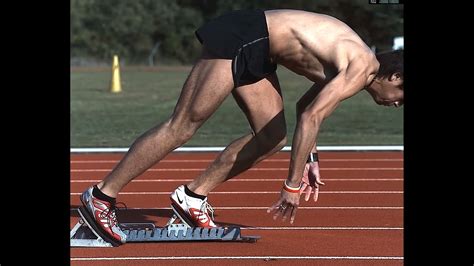 Biomechanics Of A Sprinter Out Of The Starting Blocks Youtube