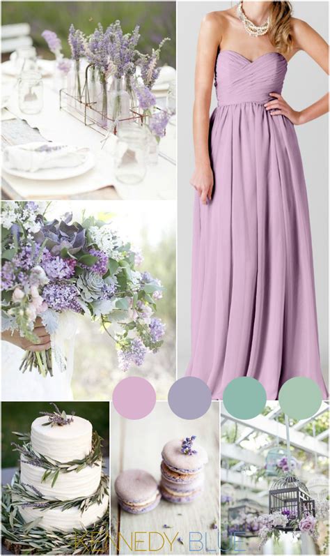 5 Gorgeous Wedding Colors For Spring Kennedy Blue Lilac Wedding