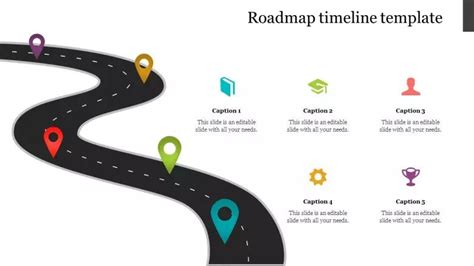 Free Editable Roadmap Template For Powerpoint Presentation In 2022