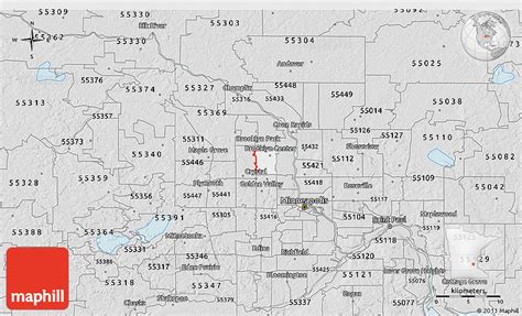 55414 Zip Code Map