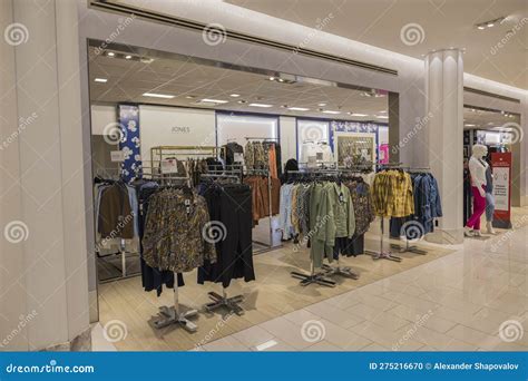 Close Up View Of Interior Of Women S Clothing Section Of Macy S