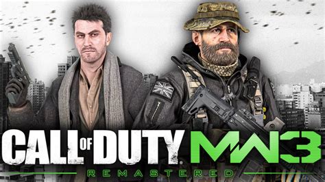 Call Of Duty Modern Warfare 3 Remastered Youtube
