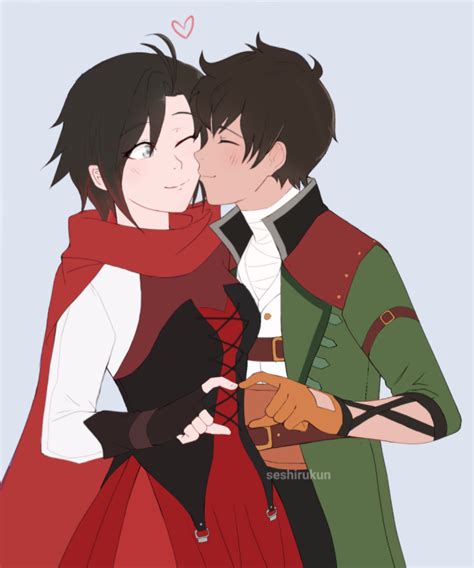 Drawing Stuff I Guess — Canon Kisses When Rwby Anime Rwby