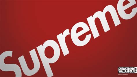 Download The Supreme Minimal Red Wallpaper Below For