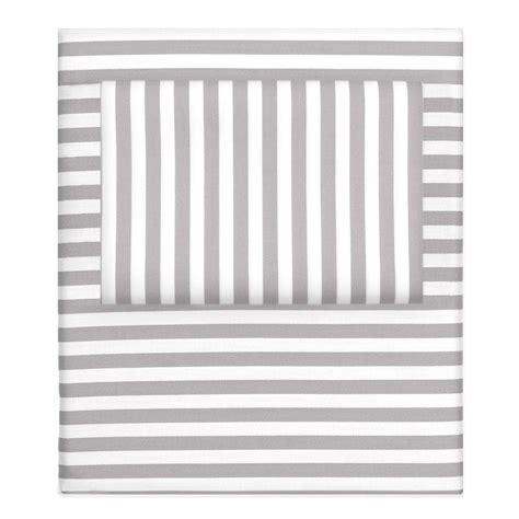 Striped Sheet Set The Gray Striped Sheets Crane And Canopy