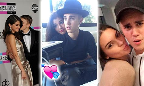Selena gomez and justin bieber are having an instagram war and the internet loves it. Justin Bieber's Ex-Girlfriends: From Selena Gomez To ...