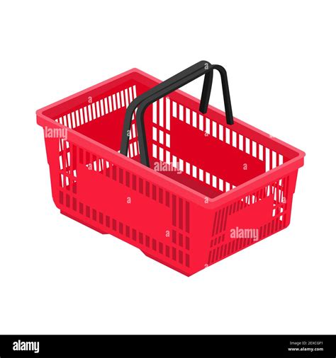 Shopping Basket In Supermarket And Store Stock Vector Image And Art Alamy