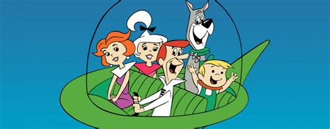 the jetsons animated tv series cast in flying car and rosie robot publicity photo c 1 70 hum tv