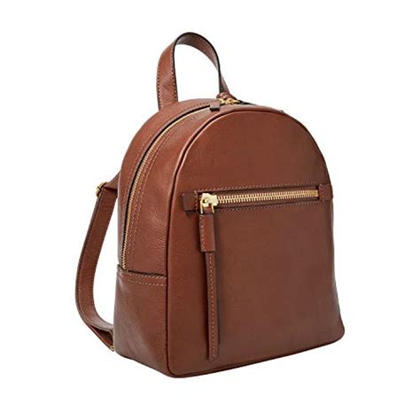 Fossil Women S Megan Leather Backpack Handbag Brown Backpack Purse Shop