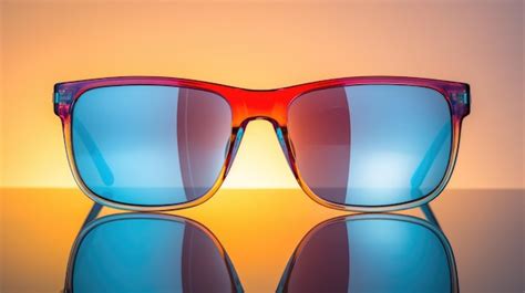 premium ai image a pair of colorful sunglasses