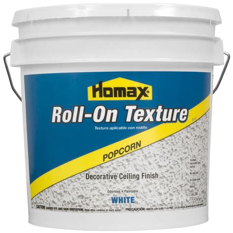 Homax Roll On Texture Dec Ceiling Finish Popcorn White Walmart