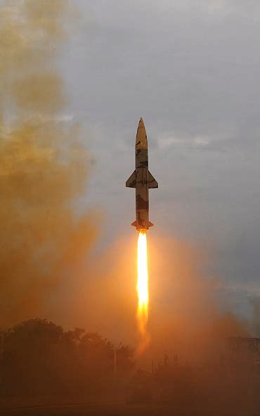 In Pics India Test Fires Prithvi Ii Ballistic Missile News