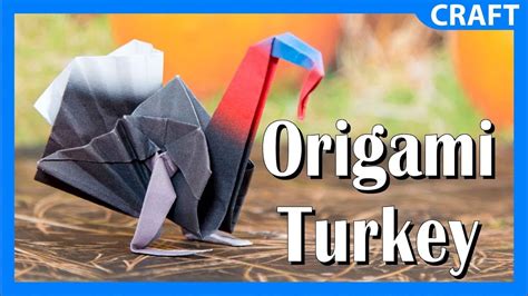 Origami Turkey Tutorial Thanksgiving Paper Craft Ideas Youtube