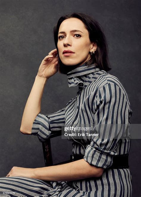 Actress Rebecca Hall From Permission Poses At The 2017 Tribeca Film