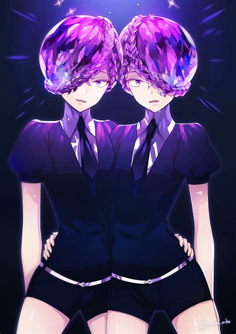 Houseki No Kuni Fanart Amethyst Twins Manga Anime Fairy Tail Gruvia