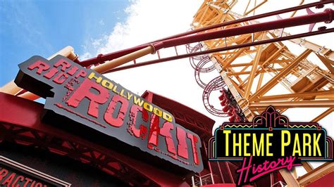 The Theme Park History Of Hollywood Rip Ride Rockit Universal Studios
