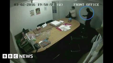 Jury Shown Dramatic Cctv Footage Of Armed Robbery Shooting Bbc News