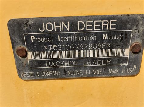 2004 John Deere 310g Loader Backhoe Vinsn928886 4x4 E Stick