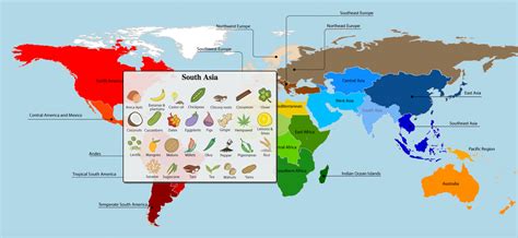 A Map Of Where Your Food Originated May Surprise You Ncpr News