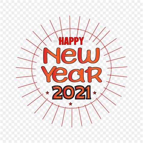 New Year Text Vector Design Images Happy New Year 2021 Text Vector