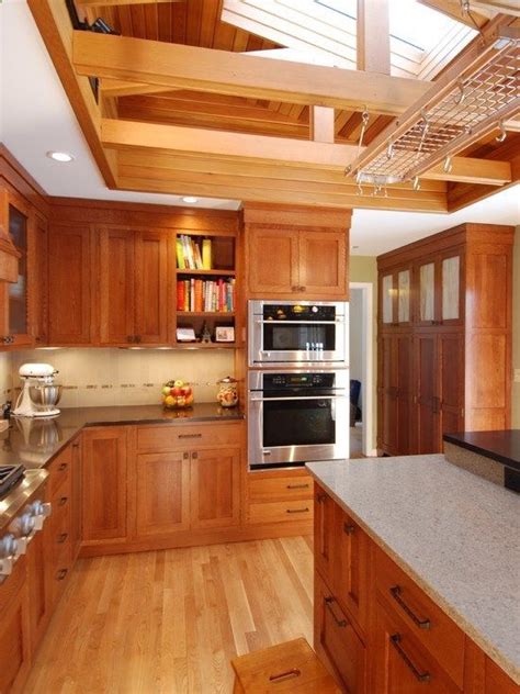 The quality of these white oak kitchen cabinets is highly regulated by ensuring that all recommended standards in terms of measurements are strictly followed. Craftsman Kitchen - These are inset quartersawn white oak ...