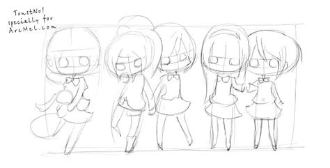 Maybe you would like to learn more about one of these? How to draw Chibi step by step | ARCMEL.COM