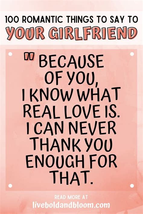 100 wildly romantic things to say to your girlfriend romantic things romantic quotes you are