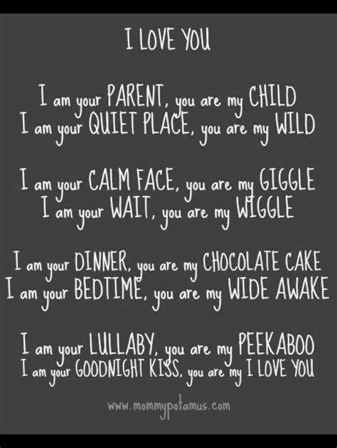 I Am Your Parent You Are My Childpoem Quotes About Motherhood
