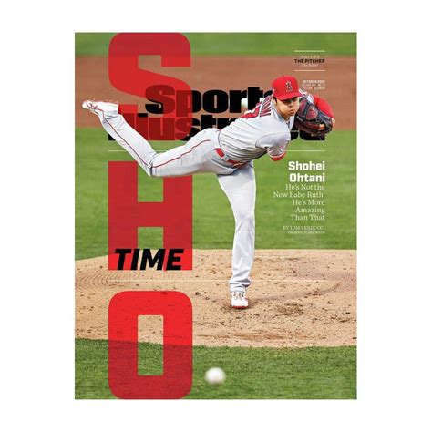 Sho Time Los Angeles Angels Shohei Ohtani Cover Art Print By Sports