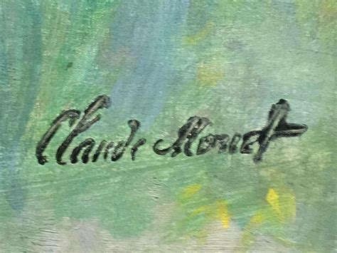 Famous Signature Monet Art Giverny Claude Monet Art Journal