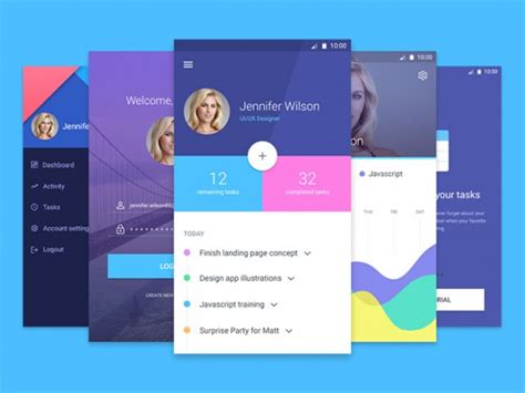 It is a website where a lot of different free and. Material Design app template - Freebiesbug