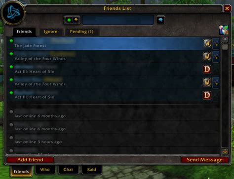Extended Social Ui Group Guild And Friends World Of Warcraft Addons