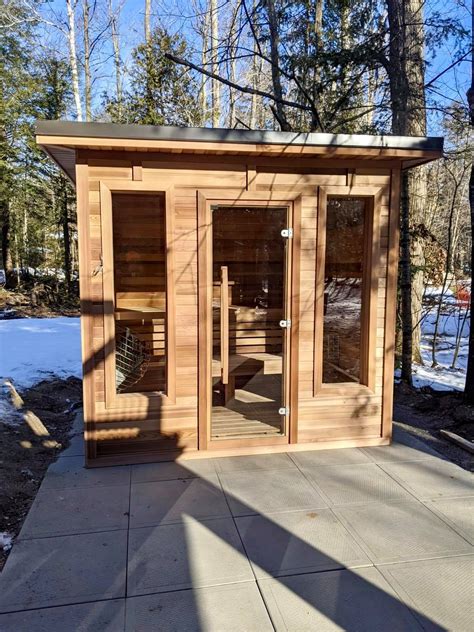 Custom Build Outdoor Prefab Sauna Contractor Sauna Specialist Near Me