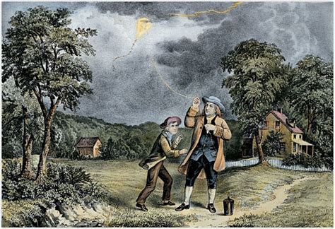 On This Day June 10 In 1752 Benjamin Franklin Flies A Kite During A