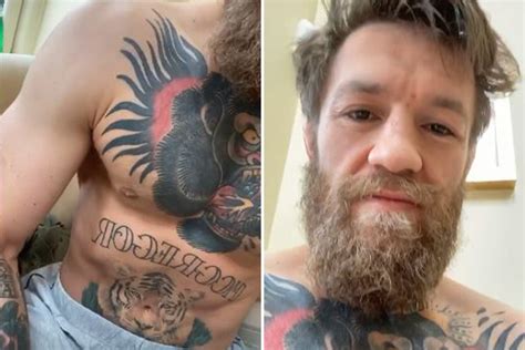 conor mcgregor shows off incredible buff body after claiming he is fit to fight ferguson as