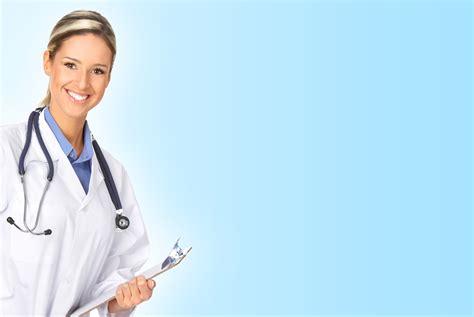Free Download Medical Doctor Woman Free Powerpoint Background