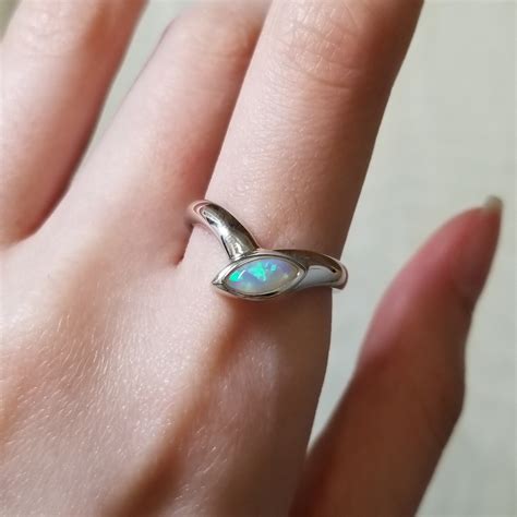 Marquise Wave Opal Ring — Lovélle Jewellery