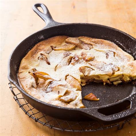Cast Iron German Apple Pancake Americas Test Kitchen Recipe