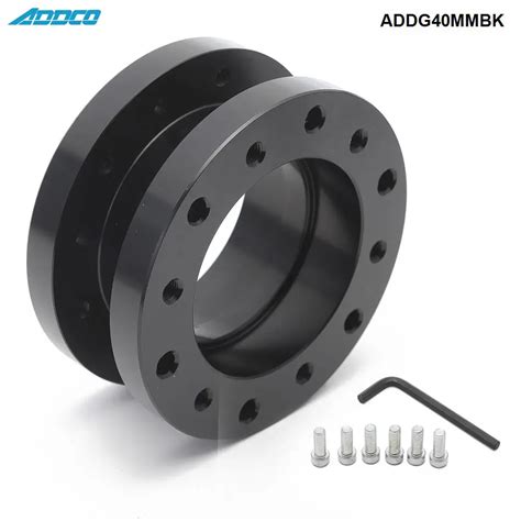 Addco 40mm Alloy Steering Wheel Hub Boss Spacer Extender Fits Mostly