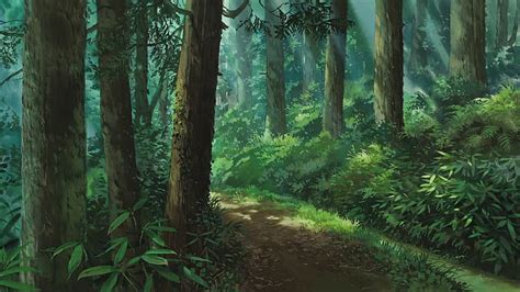 1284x2778px Free Download Hd Wallpaper Studio Ghibli Forest