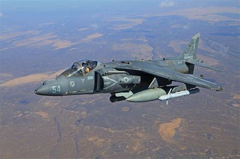 An Av 8b Harrier Flies Behind An Aerial Refueling Plane Nara And Dvids